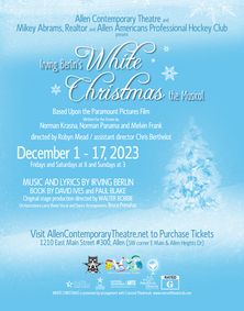 White Christmas show poster
