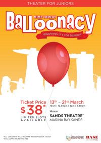 Junior Theater: 'Balloonacy' Mime Comedy show poster