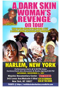 A dark skin woman's revenge hits Harlem show poster
