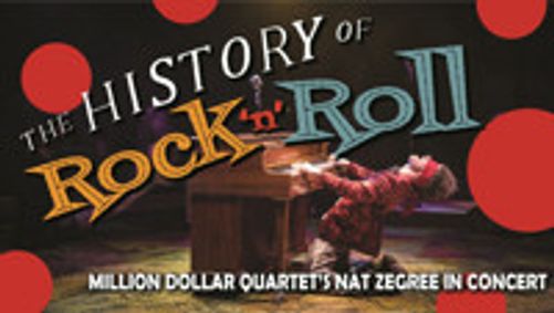 Nat Zegree in The History of Rock 'n' Roll show poster
