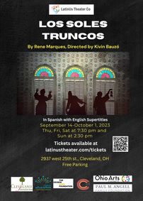 Los Soles Truncos ( The Maimed Suns) show poster