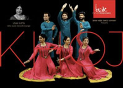 KHOJ: An international dance & live music collaboration show poster
