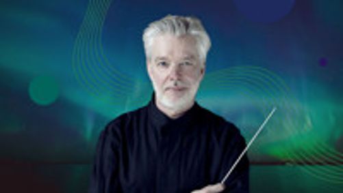 Saraste + Sibelius show poster