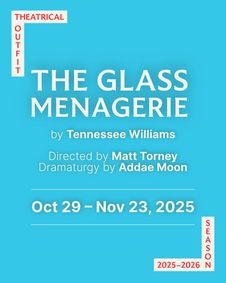 THE GLASS MENAGERIE show poster