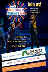 Arts for All! Children's Fest show poster