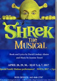 Shrek: The Musical show poster