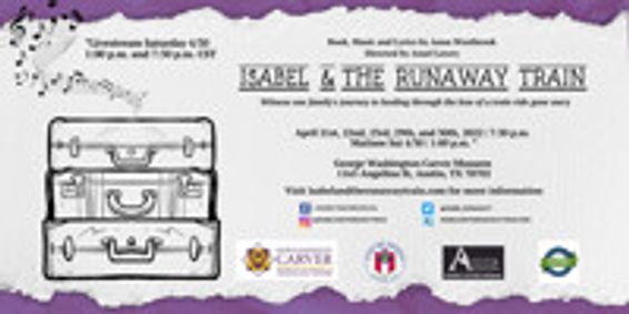Isabel and the Runaway Train show poster