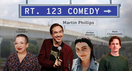 Rt 123. Comedy featuring Martin Phillips show poster