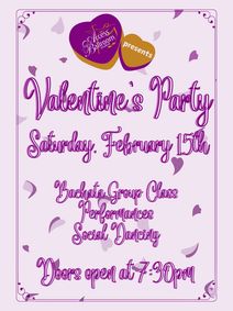 Valentines Day Party 2025 hosted by Access Ballroom show poster