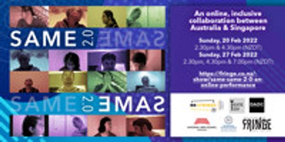 SAME-SAME 2.0 show poster