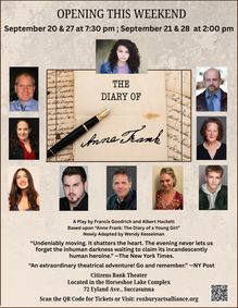 The Diary of Anne Frank show poster