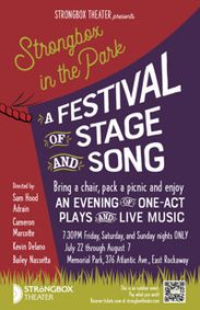 Strongbox In The Park show poster