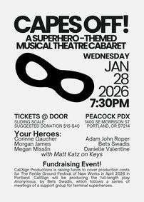 Capes Off! Cabaret show poster