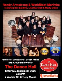 Randy Armstrong and WorldBeat Marimba feat. Ben Baldwin, Lisa Marshall and Marty Quinn show poster