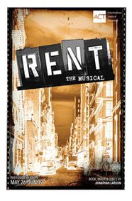 RENT show poster