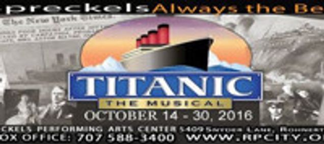 TITANIC THE MUSICAL show poster