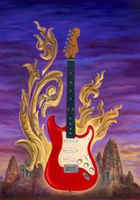 Cambodian Rock Band show poster