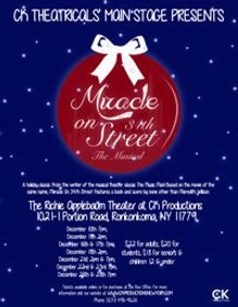 Miracle on 34th Street show poster