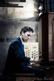 French organist - World's best- performs at Cathedral show poster