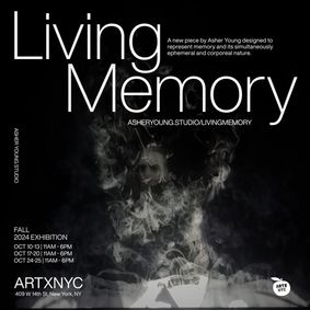 Living Memory (Asher Young Studio) show poster