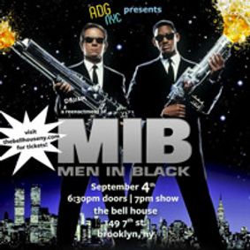 A Drinking Game NYC presents MEN IN BLACK show poster
