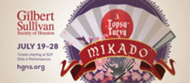 A Topsy Turvy Mikado show poster