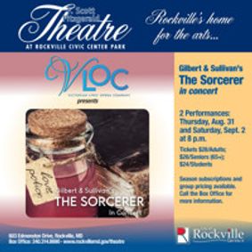 Vicotrian Lyric Company presents The Sorcerer show poster