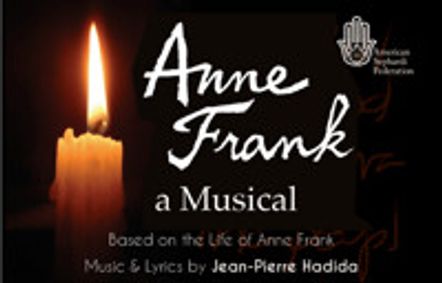 ANNE FRANK, a musical show poster