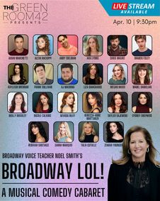 BROADWAY LOL: A Musical Comedy Cabaret show poster