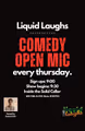 Comedy Open Mic! Liquid Laughs Underground! in Boise