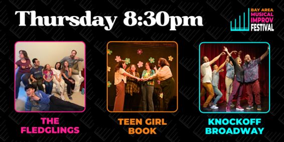 Bay Area Musical Improv Festival - Thursday 8:30PM Show show poster