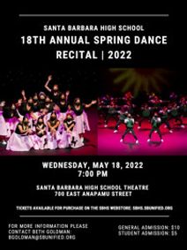 Santa Barbara HS Annual Spring Dance Recital 2022