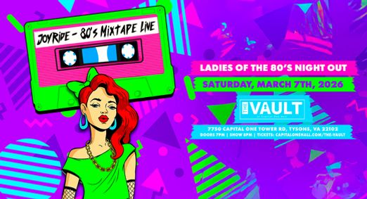 Joyride 80's Mixtape Live show poster