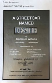 A Streetcar Named Desire show poster