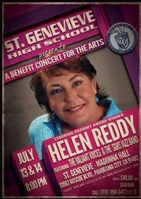 Helen Reddy in Concert show poster