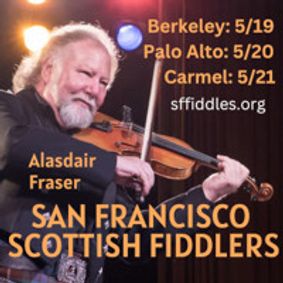 San Francisco Scottish Fiddlers starring Alasdair Fraser show poster