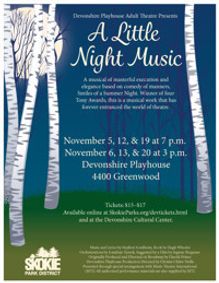 A Little Night Music show poster