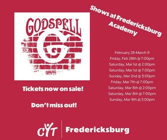 Godspell show poster
