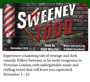 Sweeney Todd show poster