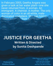 Justice for Geetha show poster