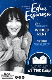 An Evening With Eden Espinosa show poster