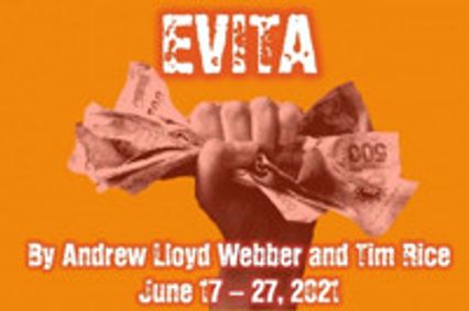 Evita show poster