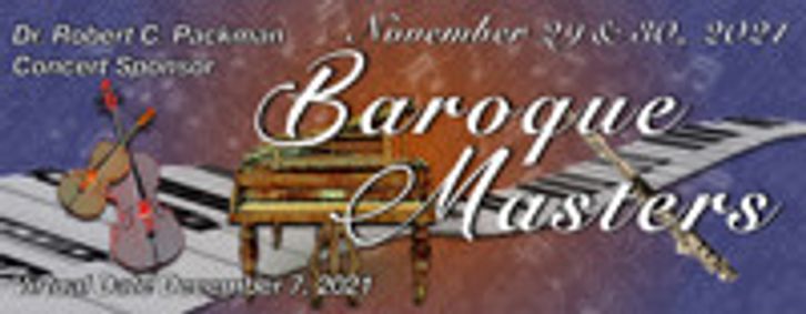 Baroque Masters show poster