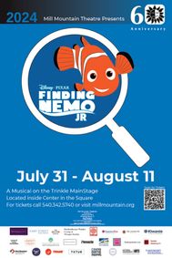 Disney/Pixar's Finding Nemo Jr. at Mill Mountain Theatre show poster