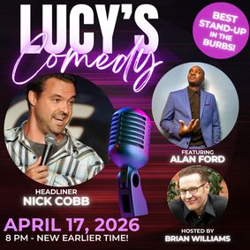 Lucy's Comedy show poster