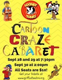 Cartoon Craze Cabaret show poster