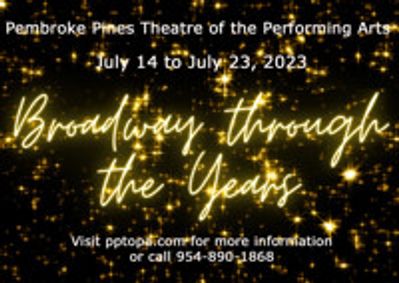 Broadway Through the Years show poster