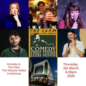 Comedy at The Clem Limehouse E14 Sara Barron ( Preview/WIP) , Callum Mackenzie , Heman and more show poster