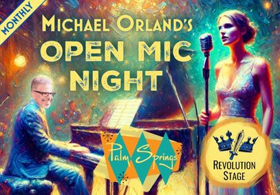 OPEN MIC with Michael Orland show poster
