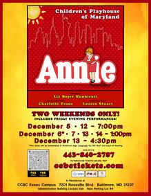 Annie show poster
